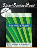 Student Solutions Manual for McKeague's Intermediate Algebra