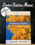 Student Solutions Manual for McKeague's Introductory Algebra