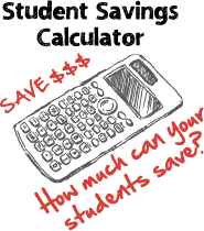 How much can your students save?