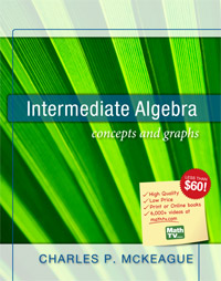Intermediate Algebra Concepts and Graphs Cover
